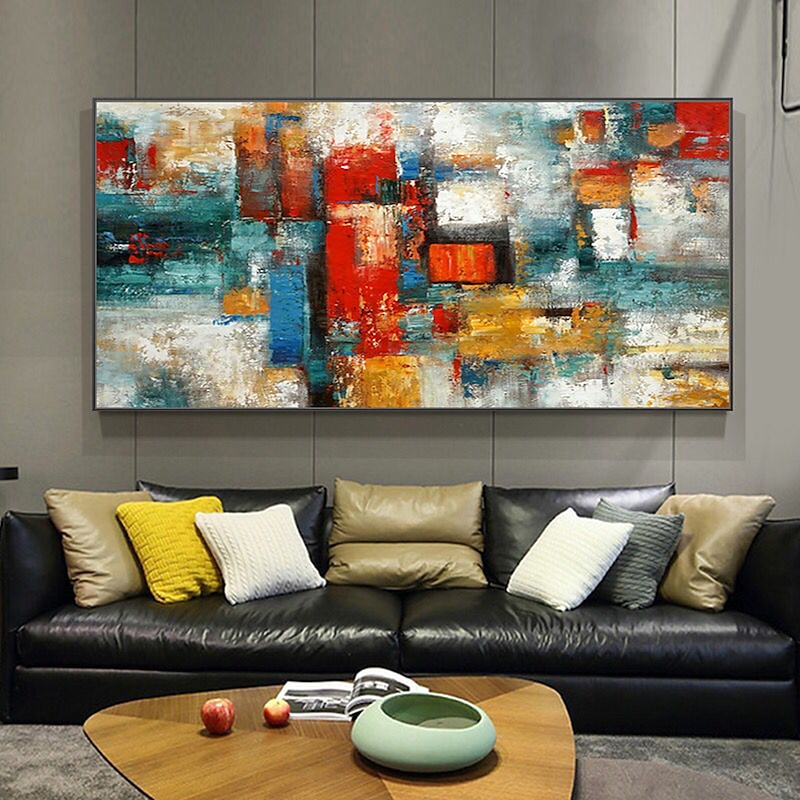Oil Paintings Wall Art On Canvas Wall Art Decoration Modern Abstract Picture For Home Decor Rolled Frameless Unstretched Painting4