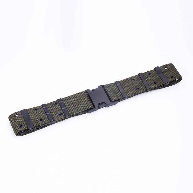 Men's Belt Tactical Belt Nylon Web Work Belt Black Brown Straw Military Army Plain Daily Wear Going out Weekend4