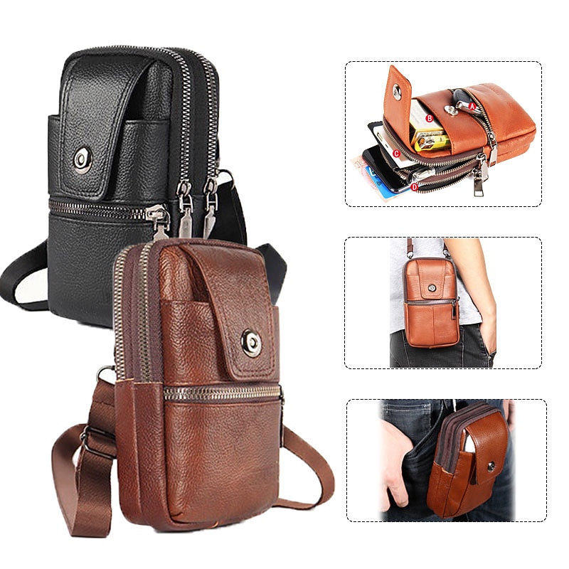 1 Pack Belt Pouch / Belt Bag Clip On Phone Case Portable Zipper Large Capacity Phone Case Dry Bag Mobile Rain Cover for For iPhone 14 Pro Max 13 12 Mini 11 Samsung Galaxy S22 Ultra Plus S21 A73 A53