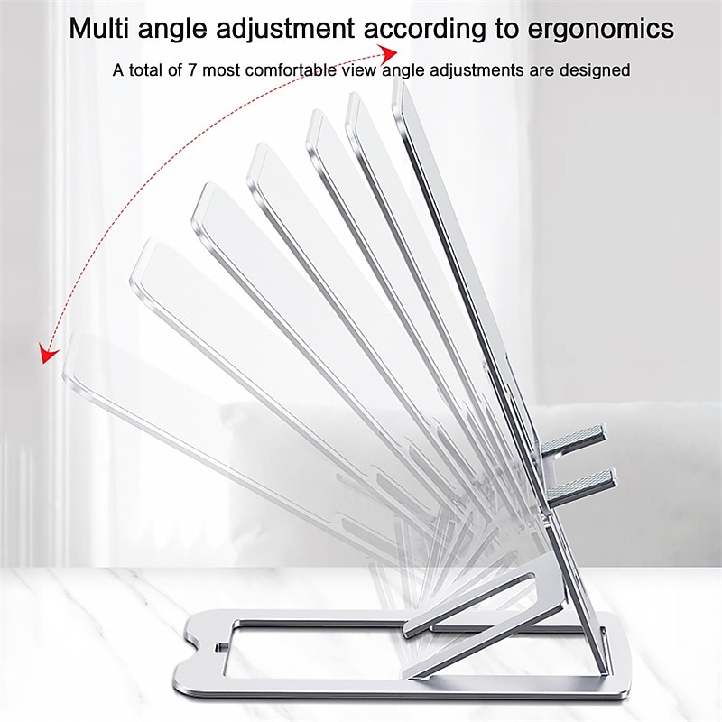 Adjustable aluminum alloy desktop Tablet holder table foldable phone standard mobile phone holder stand for IPhone iPad3