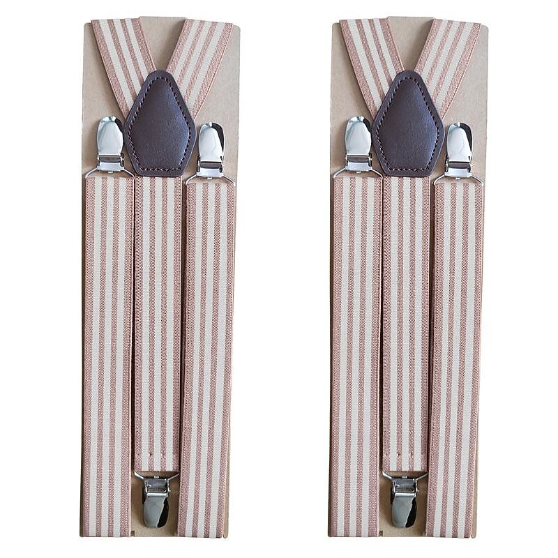 Retro Vintage Roaring 20s 1920s Bow Tie Suspenders The Great Gatsby Bow Fancy Dress Men's Masquerade Party Evening Wear Bachelorette Party Adults' Bow Suspenders All Seasons3