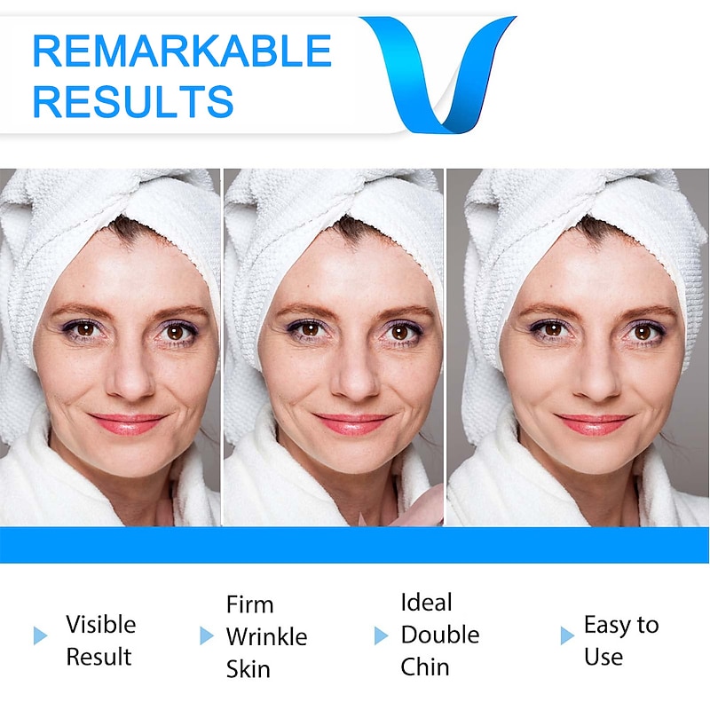 EMS Face Lifting Machine Double Chin Remover Face Slimmer V Line Jaw Face Lift Skin Tightening Device Facial Vibration Massagers4