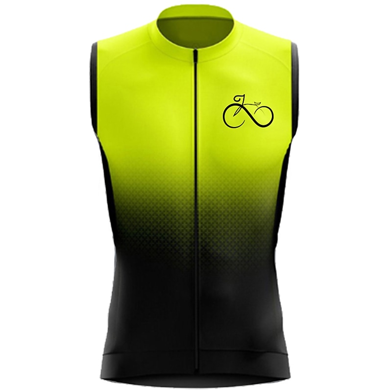 Men's Cycling Vest Cycling Jersey Gradient Funny Sleeveless Bike Vest / Gilet Jersey Top with 3 Rear Pockets Mountain Bike MTB Road Bike Cycling Quick Dry Reflective Strips Back Pocket Moisture2