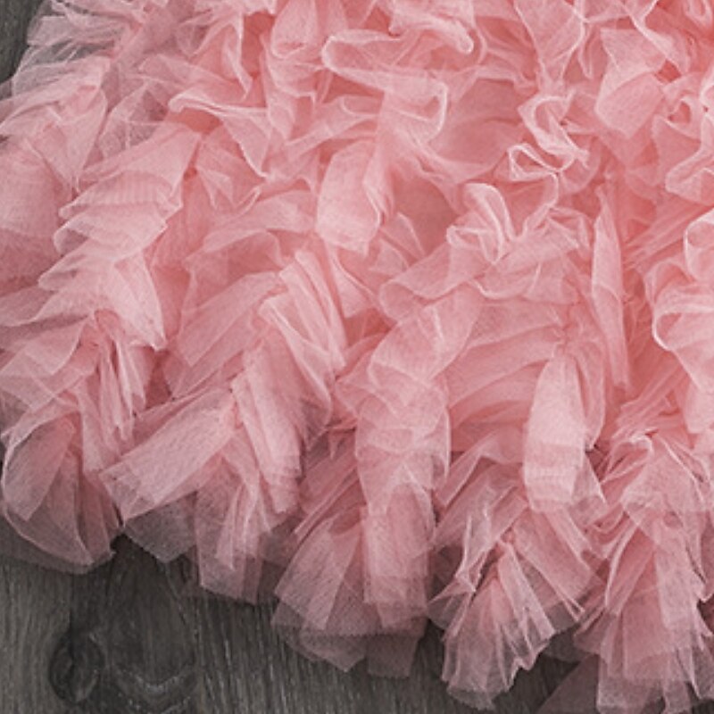 Flower Girl Dress Kids Girls' Dress Solid Color A Line Dress Knee-length Dress Outdoor Crew Neck Sleeveless Fashion Dress 3-8 Years Spring White Pink Camel4