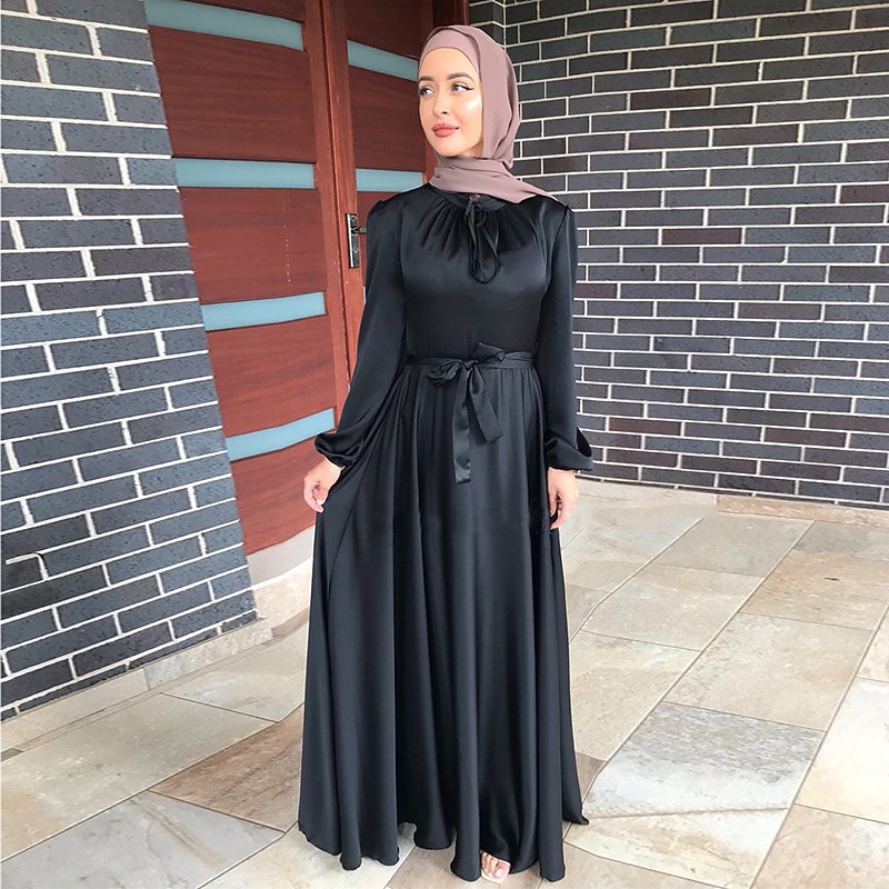 Women's Dress Abaya Religious Saudi Arabic Arabian Muslim Ramadan Adults Dress2