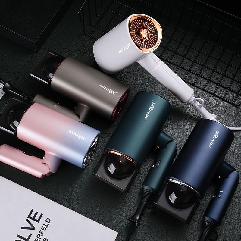 18800RPM Ionic Hair Dryer Adjustable Temperature & Wind Speed 20 Million Negative Ions LED Display 1800W Foldable Handle Compact For Travel3
