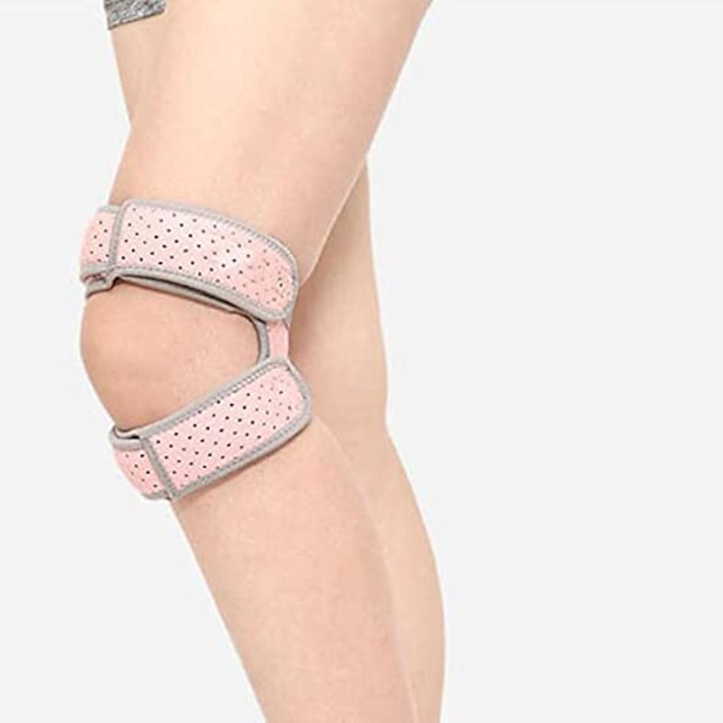 1PC Patella Tracking Short Knee Brace - Running Exercise Athletic Support Sleeve Stabilizer for Post Kneecap Dislocation Tendonitis Ligament Patellofemoral Pain MCL / LCL Injuries