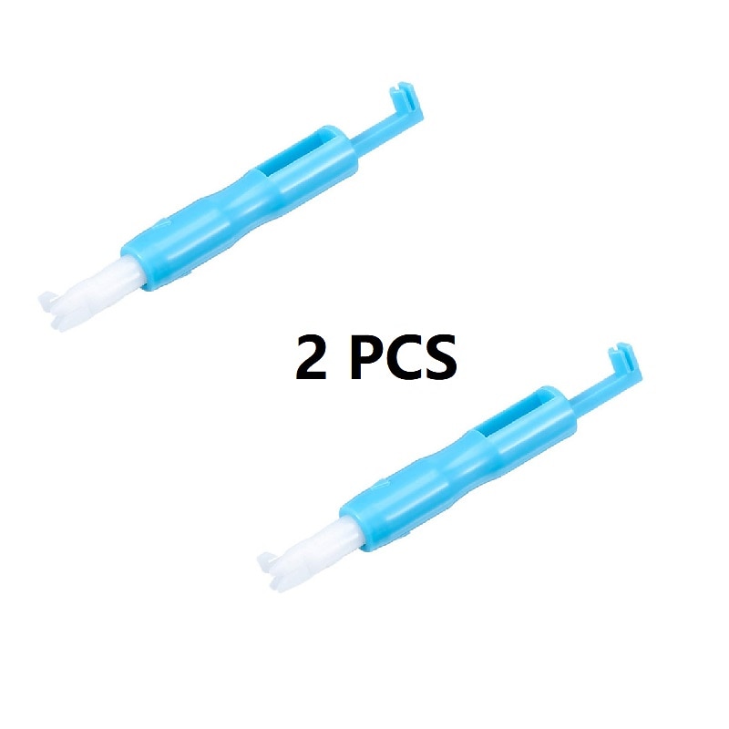 2PCS Needle Threader Stitch Insertion Tool for Sewing Machine Needle Inserter Manual Needle Threader Sewing Tool2