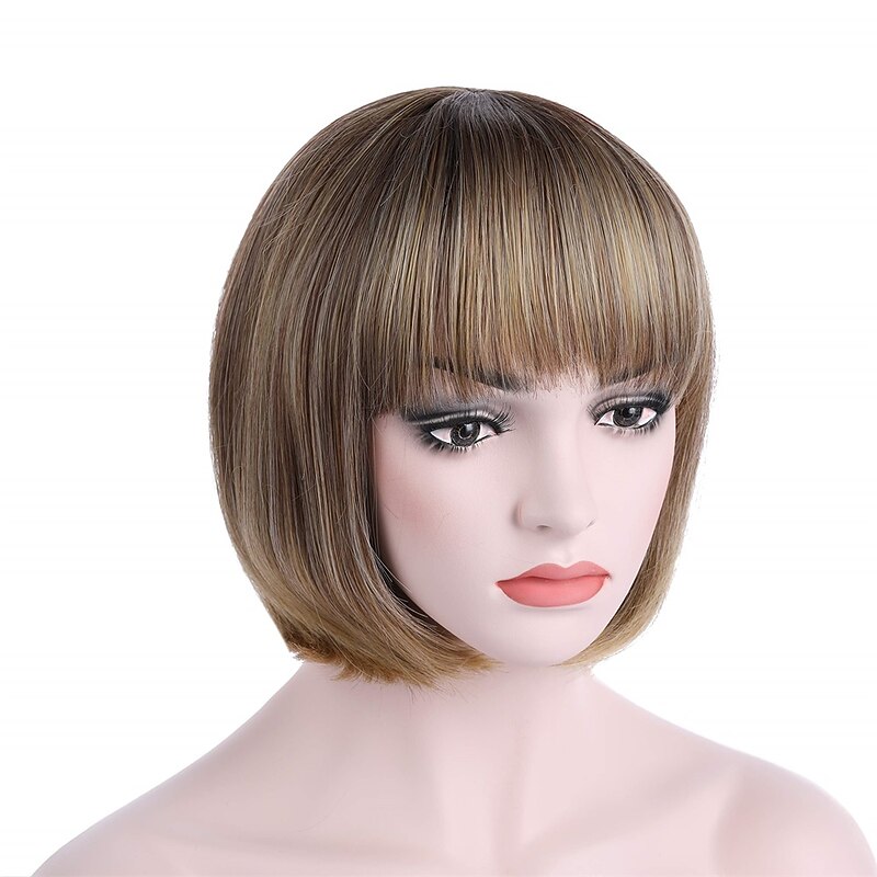 10 Short Straight Hair Flapper Cosplay Costume Bob Wig  Halloween Wig St.Patrick's Day Wigs4