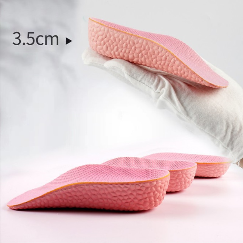 inner heightening insole half pad eva breathable and comfortable invisible heightening pad heel shock absorption half pad insole can be cut2