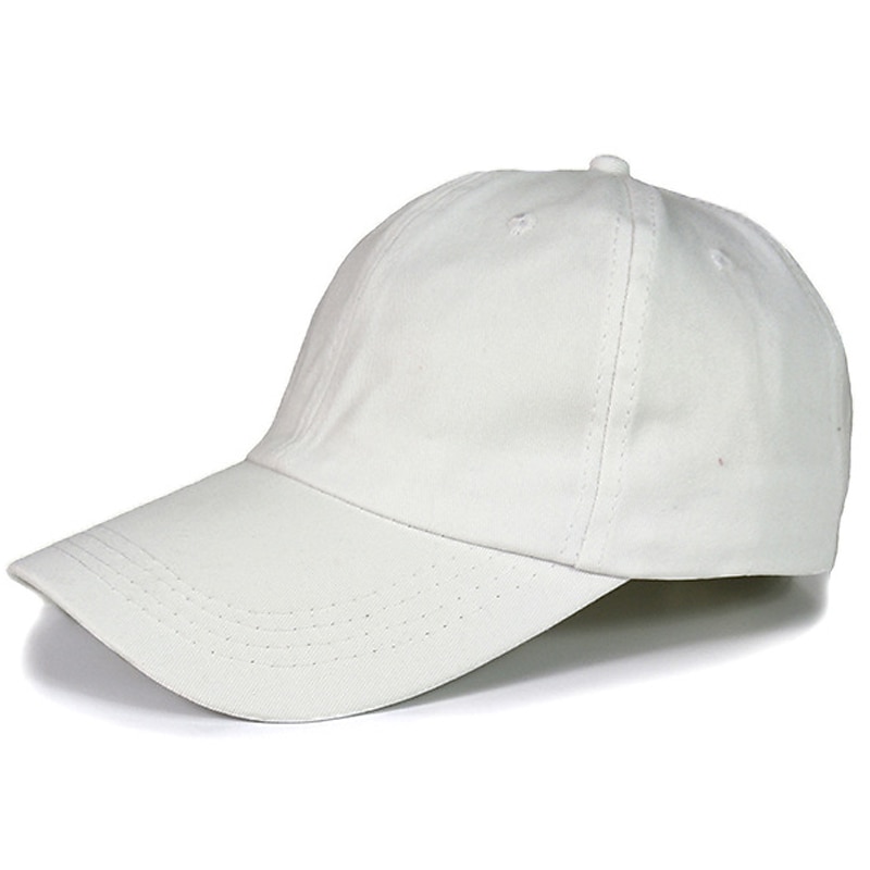 Men's Baseball Cap Black White Cotton Streetwear Stylish Casual Daily Outdoor clothing Holiday Plain Sunscreen3