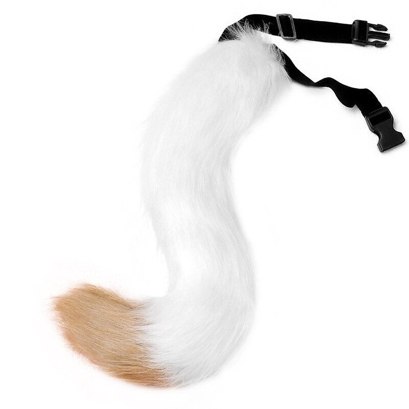 Faux Fur Fox Costume Cat Tail Cosplay Carnival Christmas Party Costume One Size2