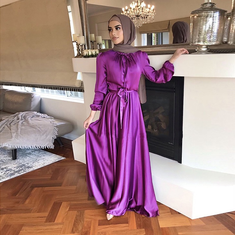 Women's Dress Abaya Religious Saudi Arabic Arabian Muslim Ramadan Adults Dress4
