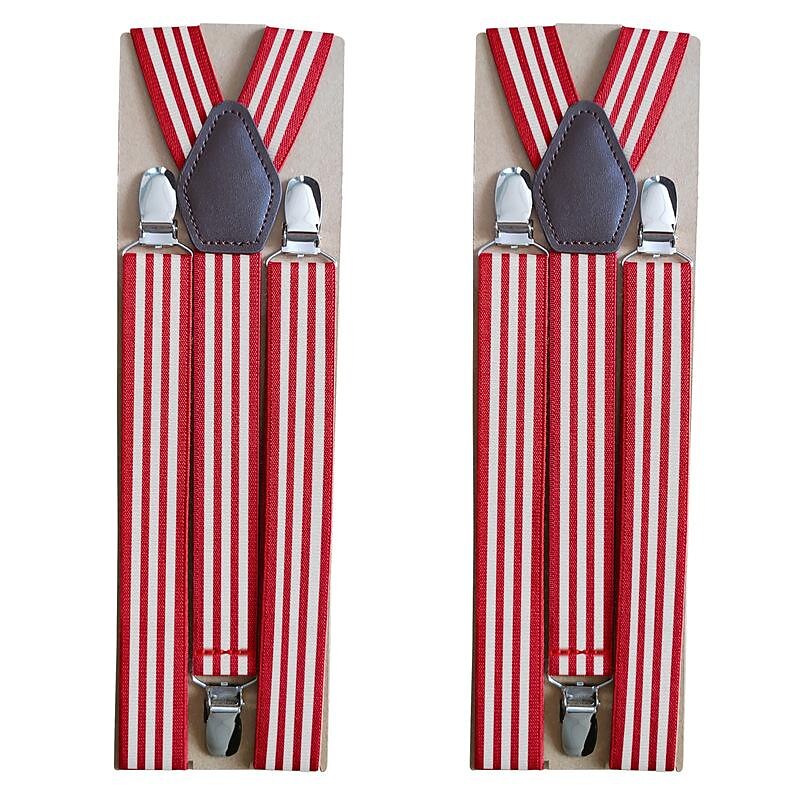 Retro Vintage Roaring 20s 1920s Bow Tie Suspenders The Great Gatsby Bow Fancy Dress Men's Masquerade Party Evening Wear Bachelorette Party Adults' Bow Suspenders All Seasons2