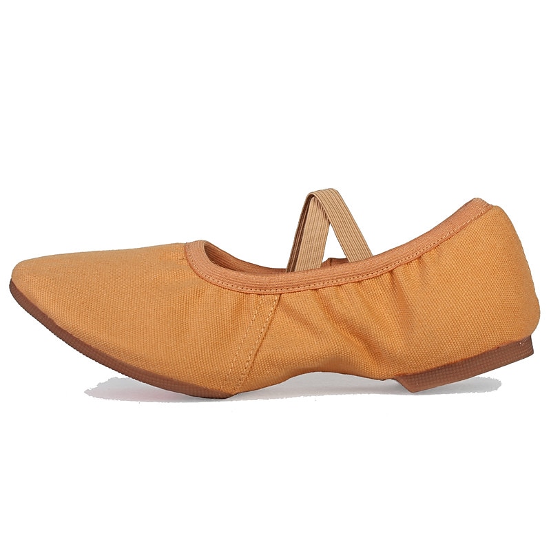 SUN LISA Women's Ballet Shoes Ballroom Shoes Training Performance Practice Heel Thick Heel Rubber Sole Lace-up Elastic Band Adults' Black4