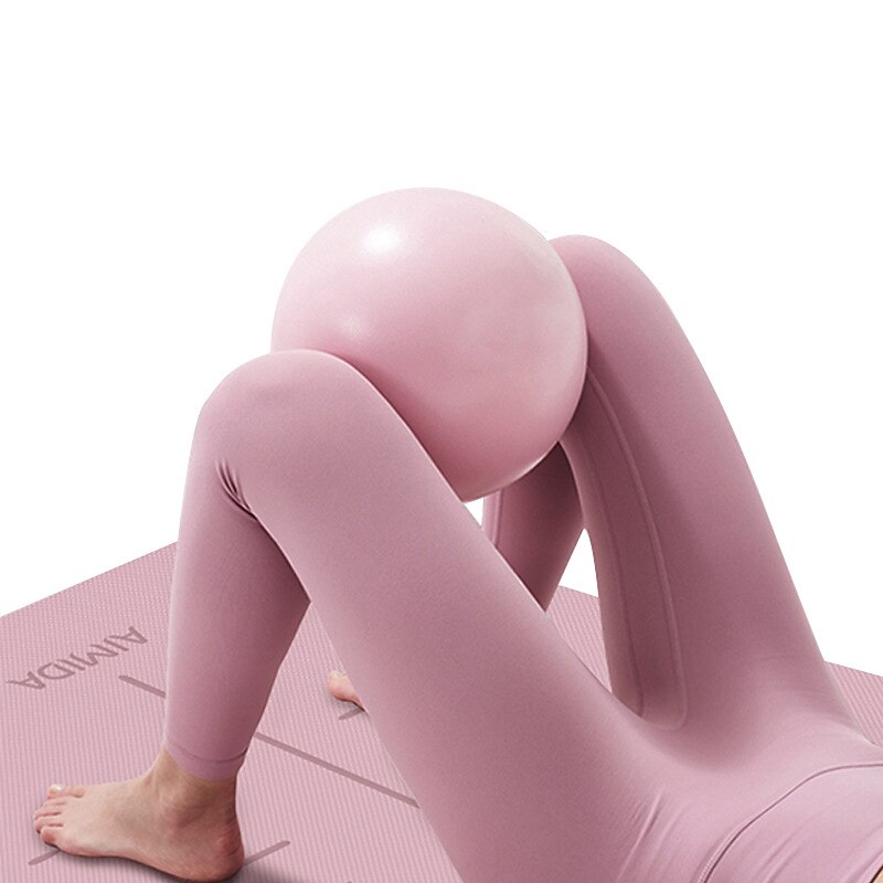 Yoga Ball 25cm Exercise Ball Pregnancy Birthing Ball Chair Flexible Seating Ball Pilates Thickened Anti-Burst Balance Ball for Fitness Workout with Inflator Pump2