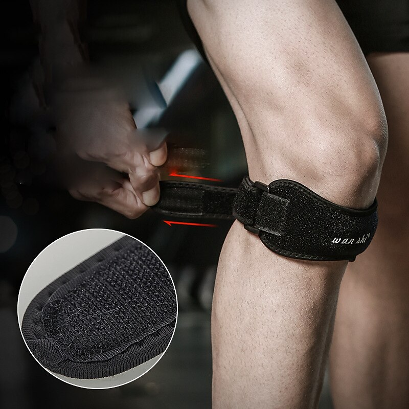 1PC Patella Tendon Knee Strap Knee Pain Relief Support Brace Hiking Soccer Basketball Running Jumpers Knee Tennis Tendonitis Volleyball & Squats3