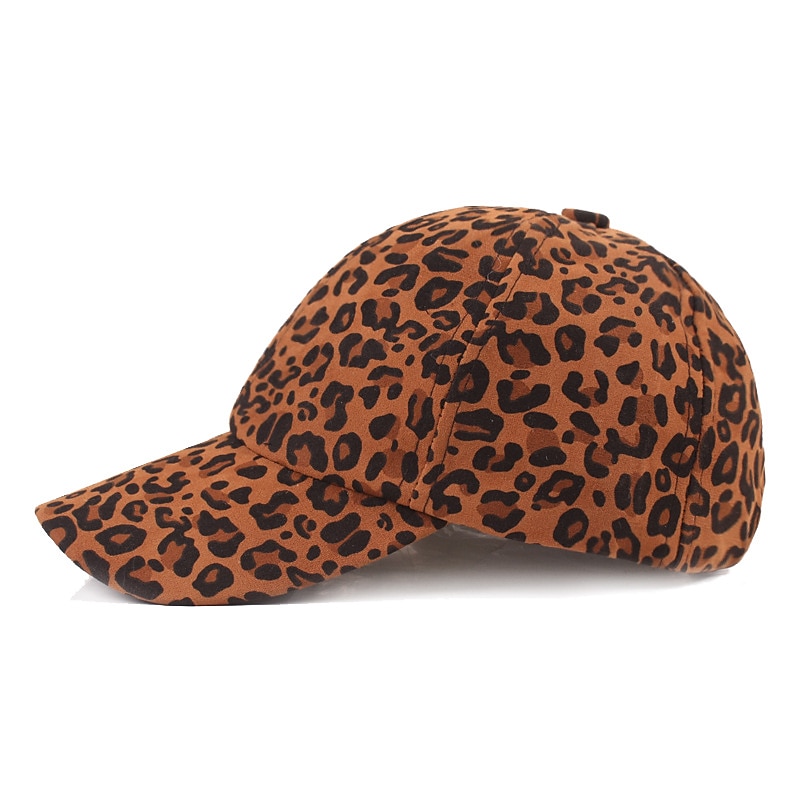Men's Baseball Cap White Brown Cotton Print Streetwear Stylish Casual Daily Outdoor clothing Holiday Cheetah Print Zebra Print Sunscreen2