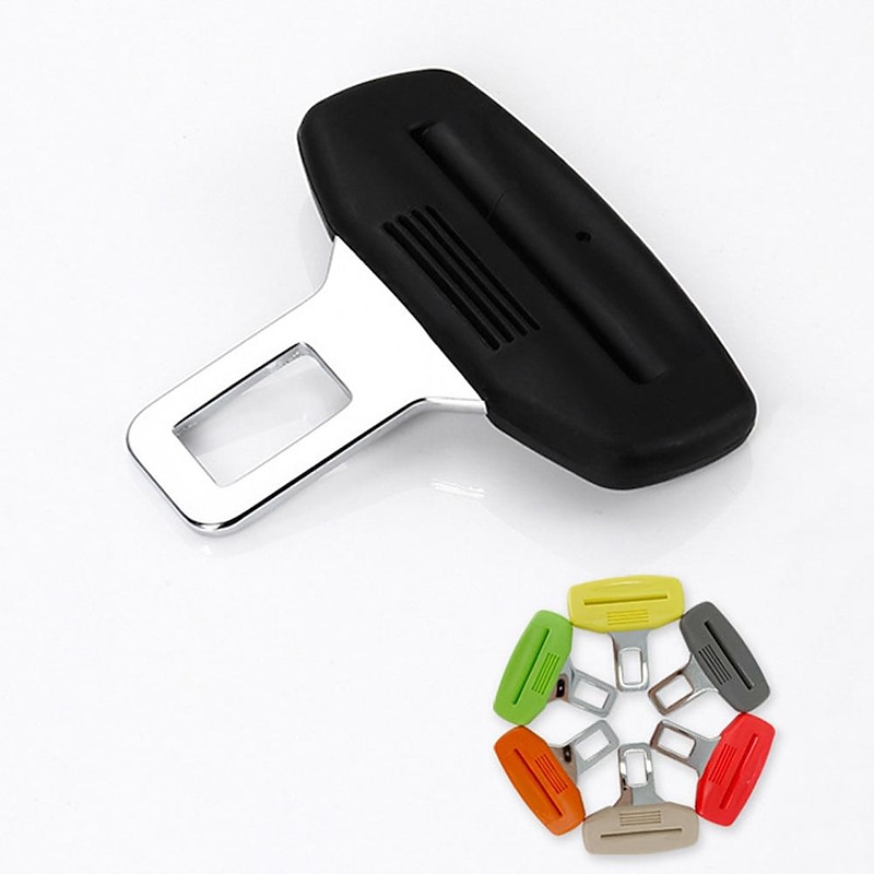 2pcs Seat Belt Adjustment Clip – Elastic Seatbelt Stopper Buckle, Auto Interior Accessory3