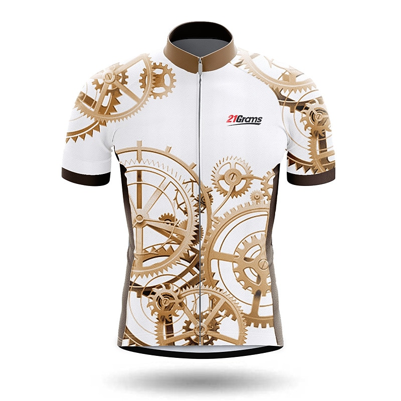 Men's Cycling Jersey Graphic Letter & Number Funny Short Sleeve Bike Top with 3 Rear Pockets Mountain Bike MTB Road Bike Cycling Quick Dry Reflective Strips Back Pocket Moisture Wicking Sports Blue3