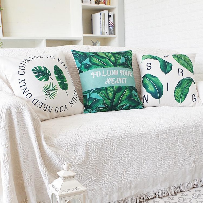 Sofa Cover Boho Sofa Blanket Throw Towel for Sectional Couch Armchair Loveseat 4 or 4 or 3 Seater L Shape Anti-Scratch Cat Washable