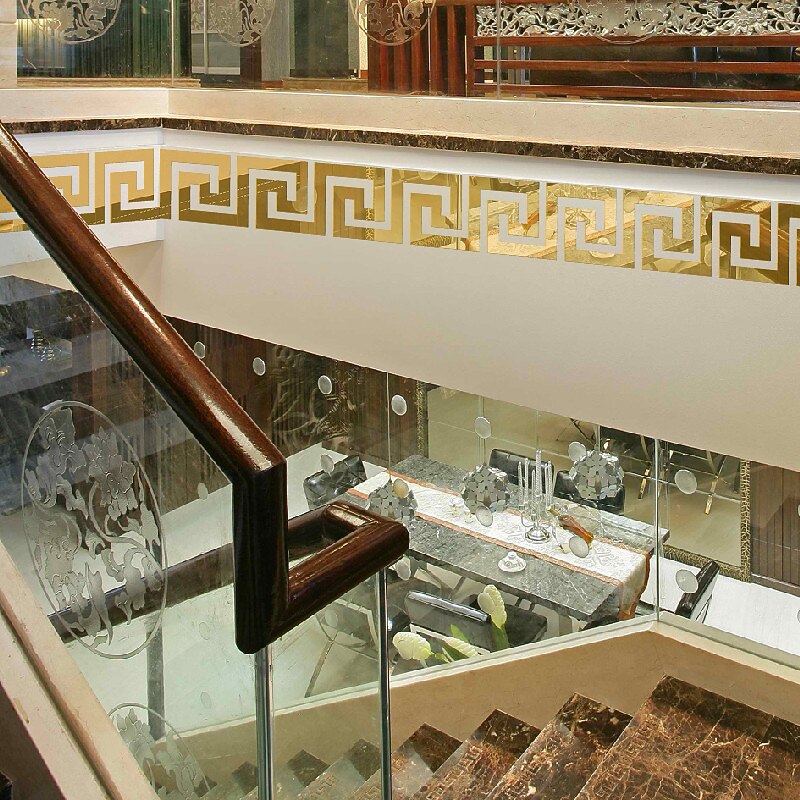 Cool Wallpapers Waveguide Line Wallpaper Wall Mural Border Peel and Stick Self Adhesive Vinyl Modern Wall Decal for Room 10cm(4'')x10cm(4'')x10pcs3