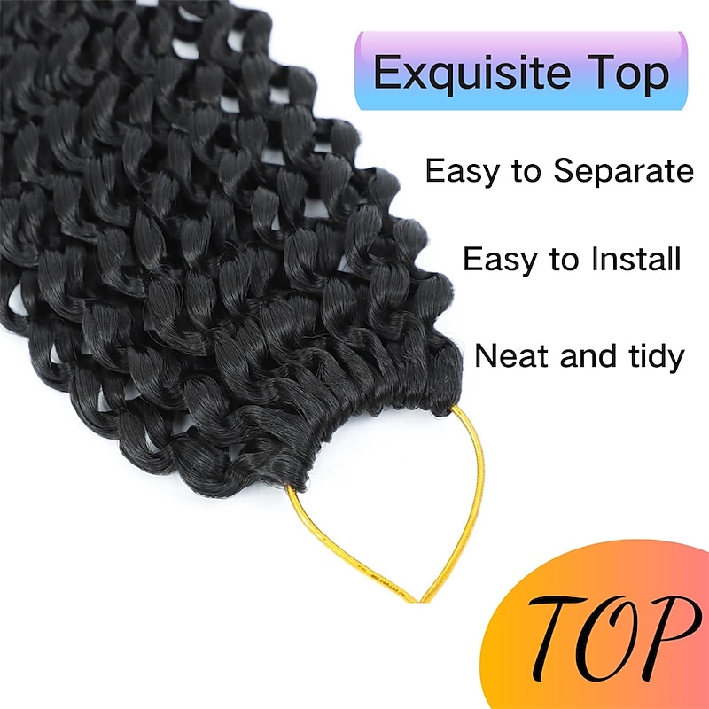 Passion Twist Hair 12 Inch Water Wave Crochet Hair for Black Women Short Passion Twist Crochet Hair for Butterfly Locs 8 Packs Bob Spring Twist Hair Synthetic Curly Crochet Passion Twist Braiding Hair2