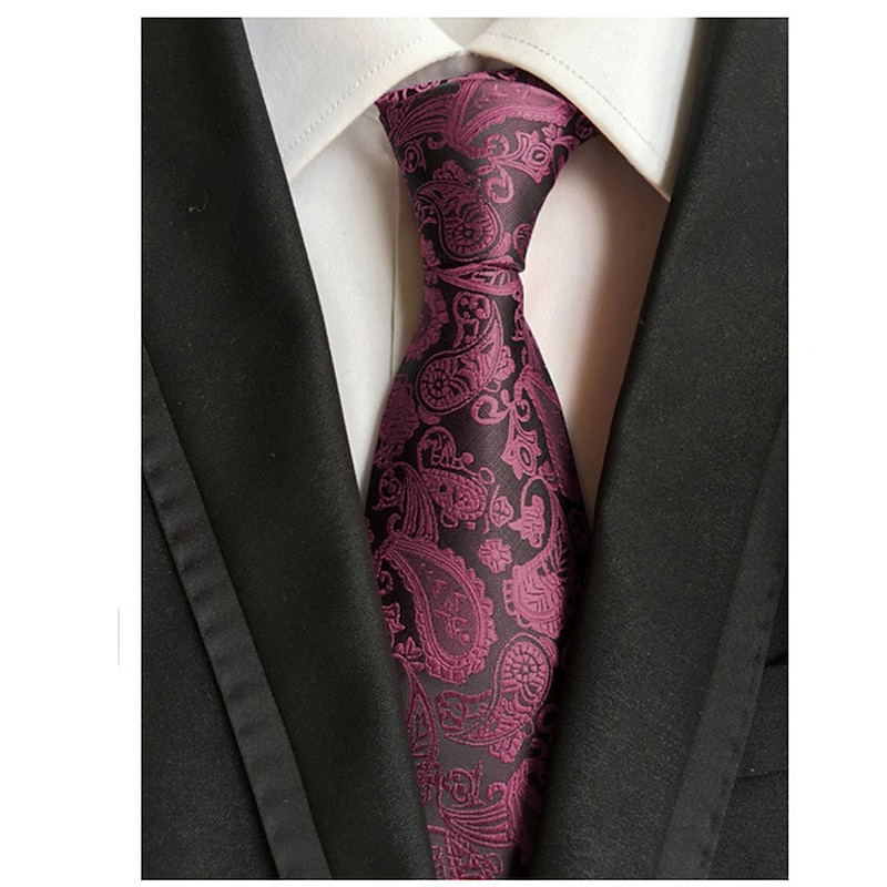 Men's Ties Neckties Work Wedding Gentleman Formal Style Modern Style Jacquard Fashion Jacquard Formal Business Formal Evening