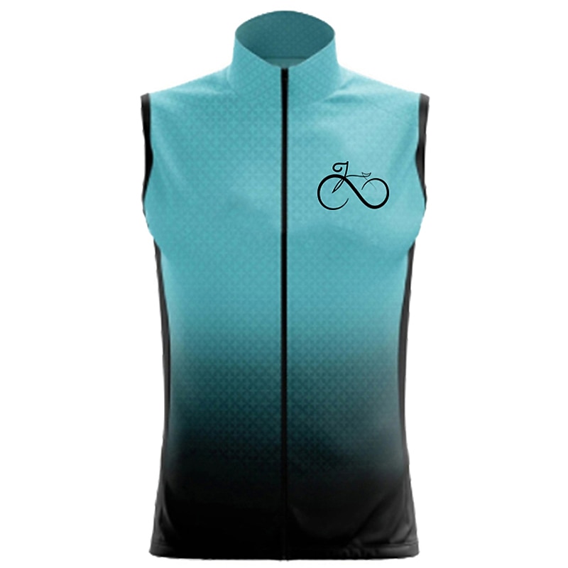 Men's Cycling Vest Cycling Jersey Gradient Funny Sleeveless Bike Vest / Gilet Jersey Top with 3 Rear Pockets Mountain Bike MTB Road Bike Cycling Quick Dry Reflective Strips Back Pocket Moisture4