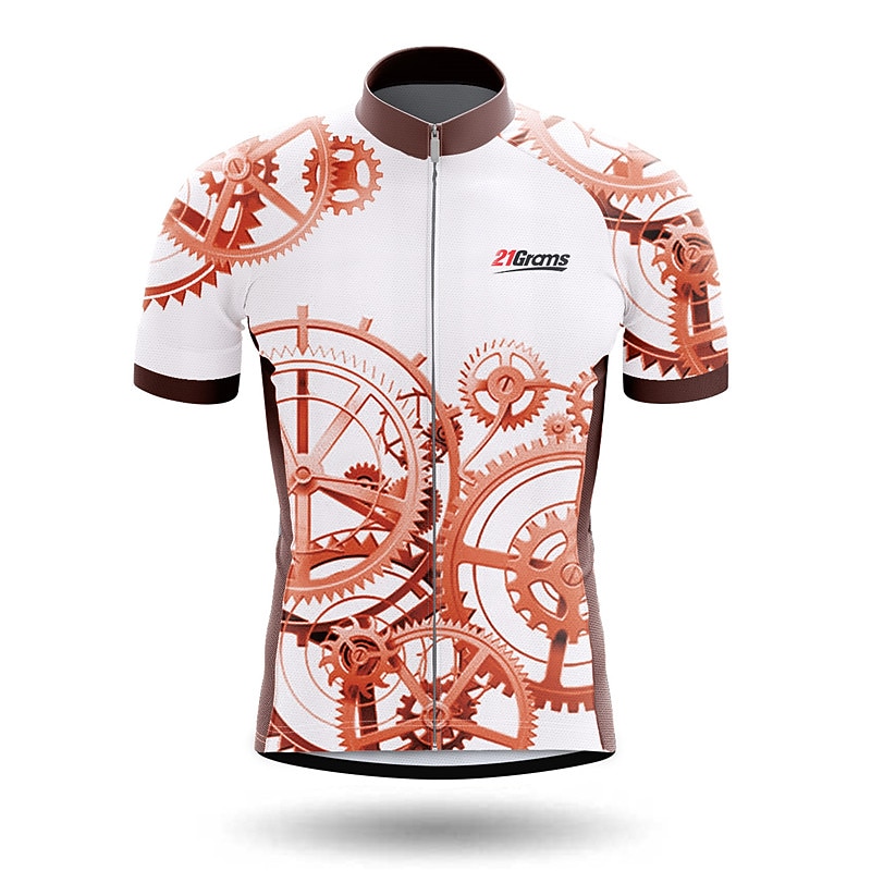 Men's Cycling Jersey Graphic Letter & Number Funny Short Sleeve Bike Top with 3 Rear Pockets Mountain Bike MTB Road Bike Cycling Quick Dry Reflective Strips Back Pocket Moisture Wicking Sports Blue4