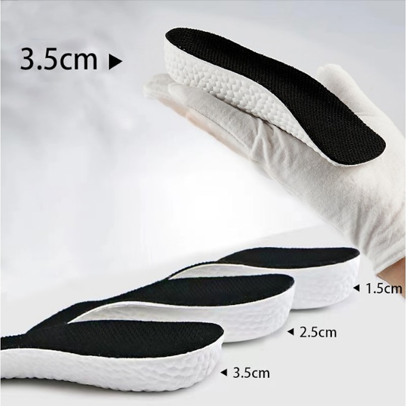 inner heightening insole half pad eva breathable and comfortable invisible heightening pad heel shock absorption half pad insole can be cut3