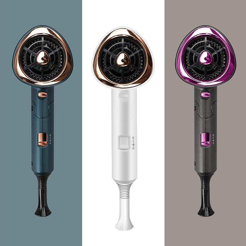 18800RPM Ionic Hair Dryer Adjustable Temperature & Wind Speed 20 Million Negative Ions LED Display 1800W Foldable Handle Compact For Travel