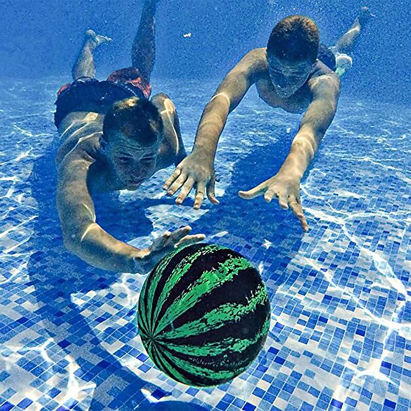 Swimming Children Adult Multiplayer Underwater Toys Creative Watermelon Bouncy Ball Simulation Watermelon Rubber Ball Pool Gam2