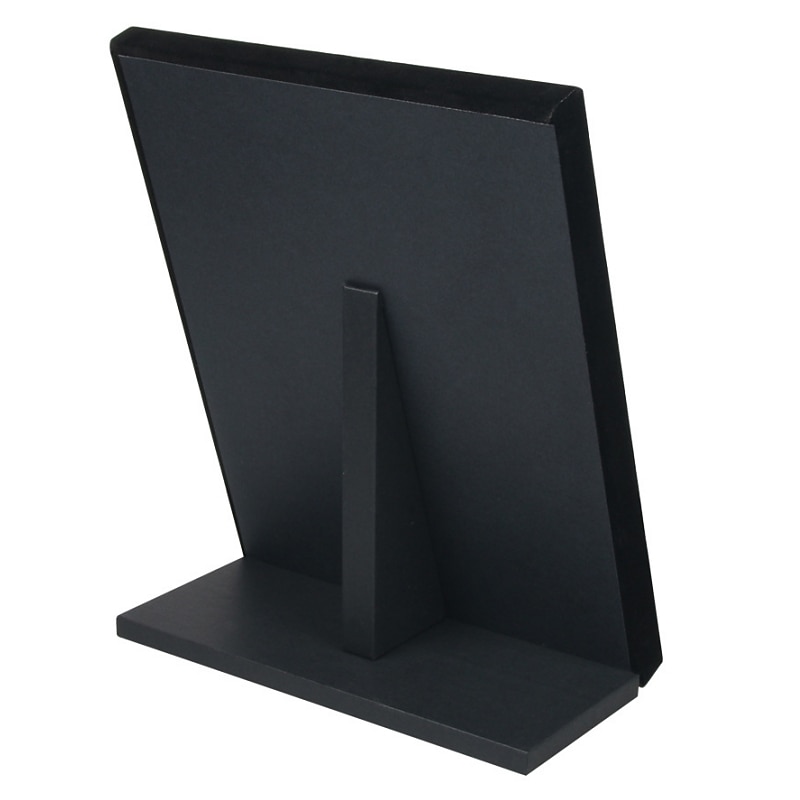 Velvet Display Case Jewelry Ring Displays Stand Board Holder Storage Box Plate Organizer2