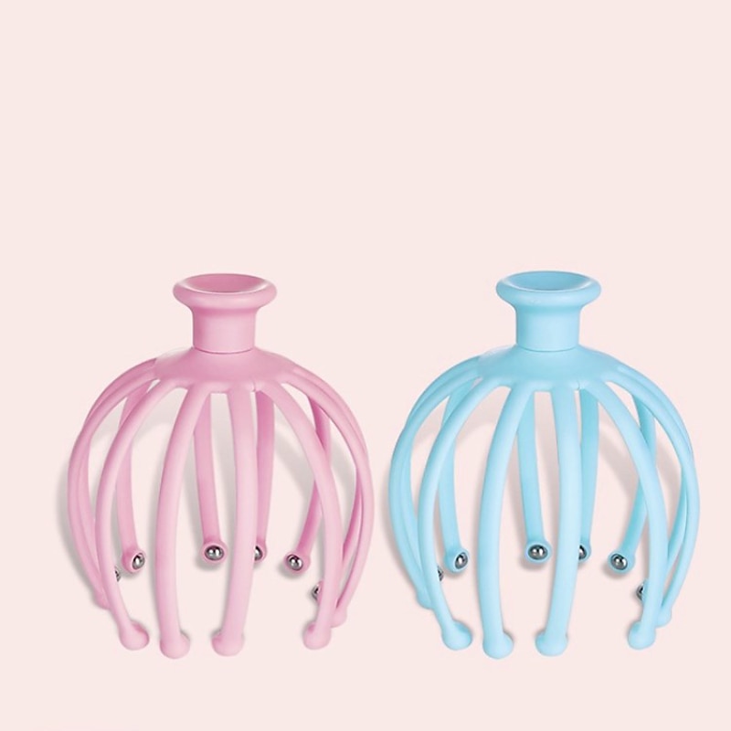 1pc Octopus Head Massager Scalp Massage Claw Soul Extractor Head Scratching Meridian Dredging Artifact