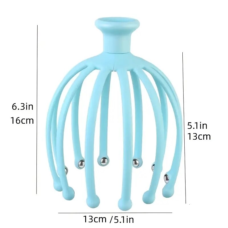 1pc Octopus Head Massager Scalp Massage Claw Soul Extractor Head Scratching Meridian Dredging Artifact2