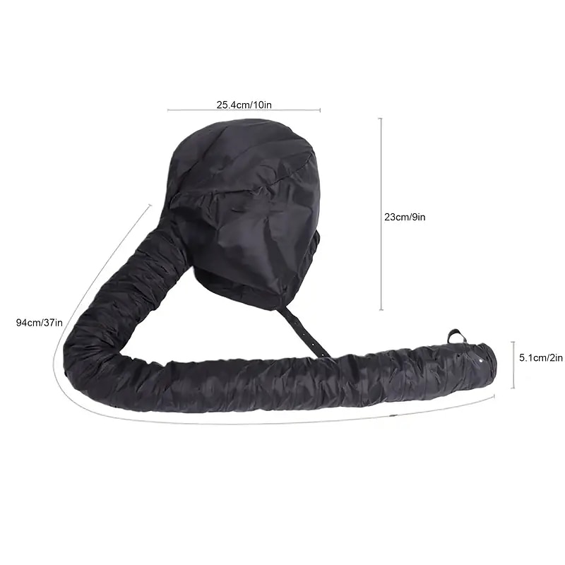 Eleganty Soft Bonnet Hood Hairdryer Attachment with Headband that Reduces Heat Around Ears and Neck to Enjoy Long Sessions - Used for Hair Styling Deep Conditioning and Hair Drying4
