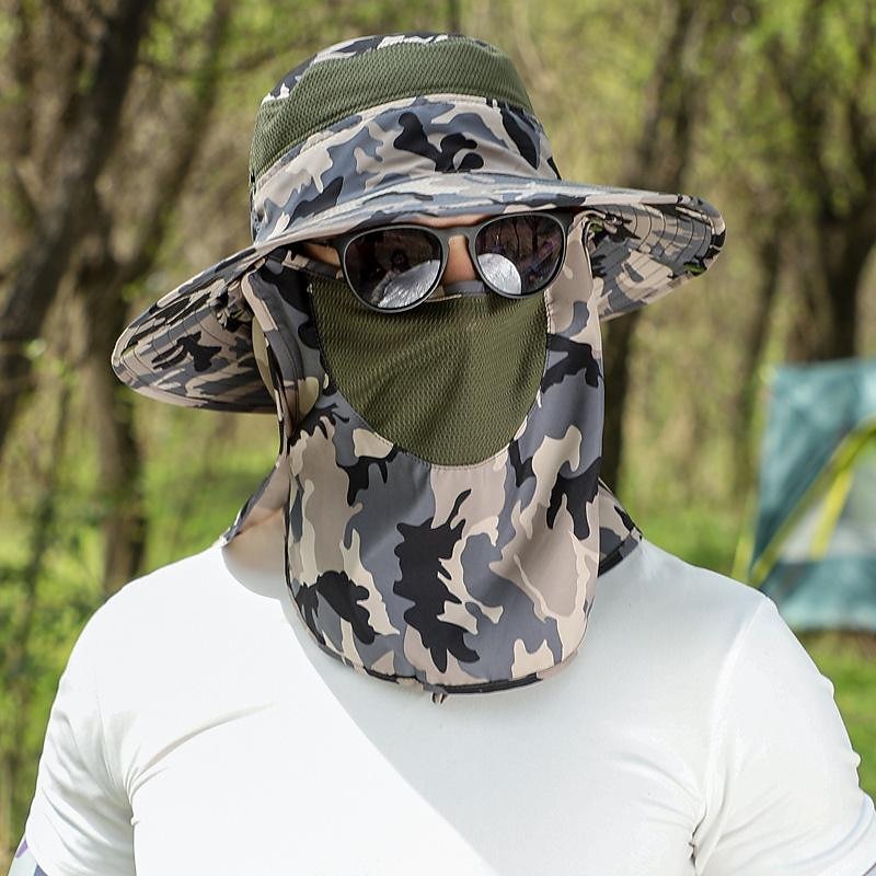 Sun Hat Bucket Hat Fishing Hat Hat Waterproof Portable UV Sun Protection Autumn / Fall Men's Women's Fishing Activity4