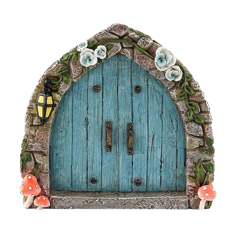 Fairy Door for Trees, Fairy Door for GardenDecoration Door ，Miniature Tree Door， Miniature Door for Tree Decoration， Miniature Doors for Trees Outdoor3
