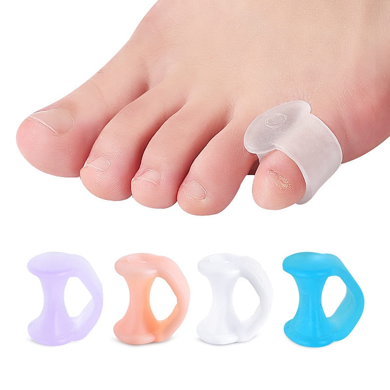 2PCS Bunionette Corrector Pads Small Pinky Toe Tailors Bunion Pain Relief Protectors with Premium Gel Cushions - Best Foot Orthotics and Toe Straighte