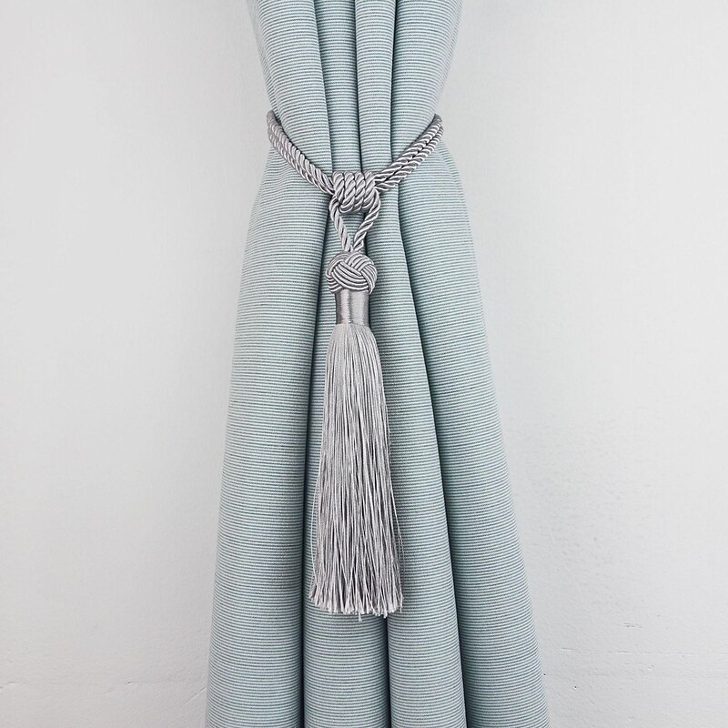 Rope Curtain Tassel Tie Backs Curtain Fringe Tiebacks Holdbacks Window Drapes Curtain Strap Buckle Holder Window Decorative Accessories4