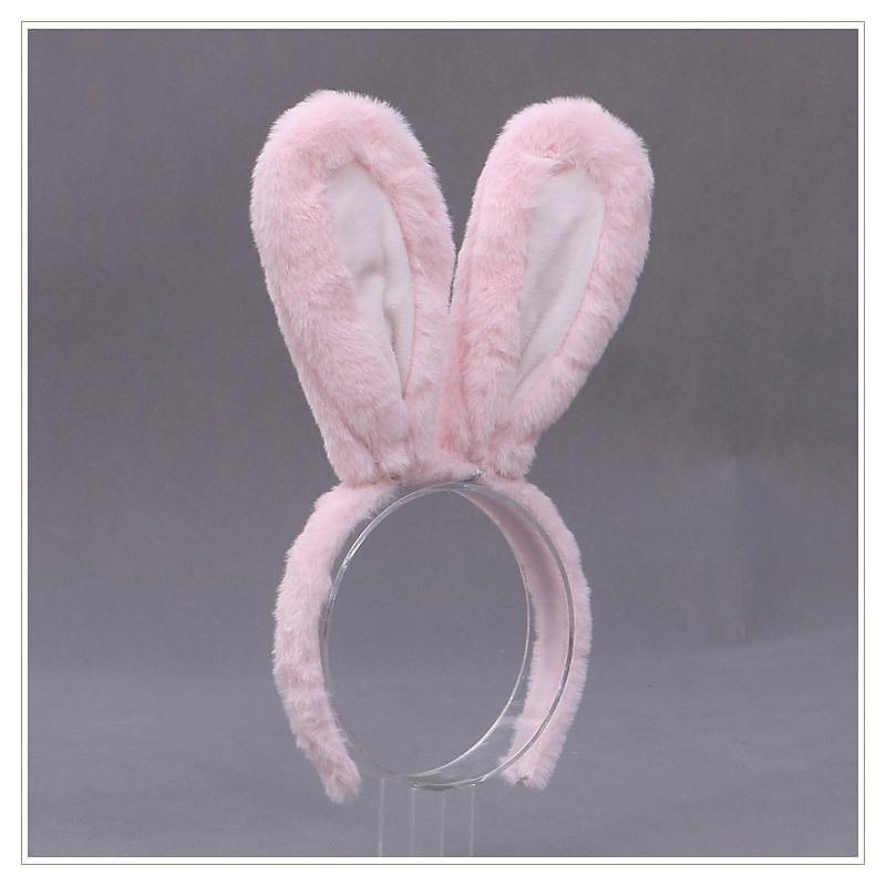 Easter bunny headband with rabbit ears costume lolita hair accessories hand-made jk rabbit ears lolita hair accessories headband kc hand-made rabbit ears headband3