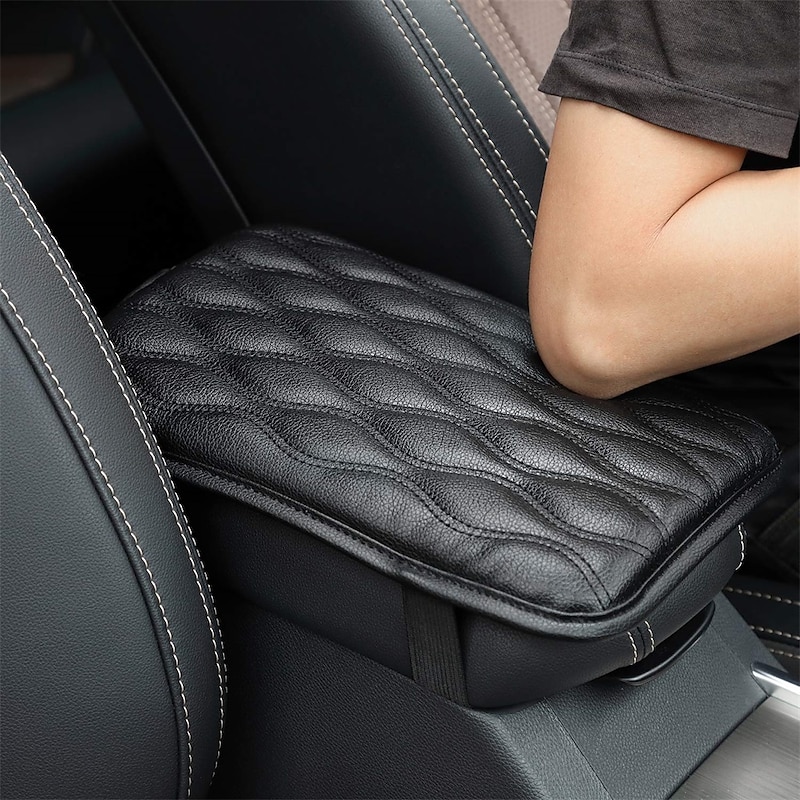 Universal Waterproof Center Console Armrest Pad Cover for SUV, Truck, Car – Soft Protective Seat Box Cover