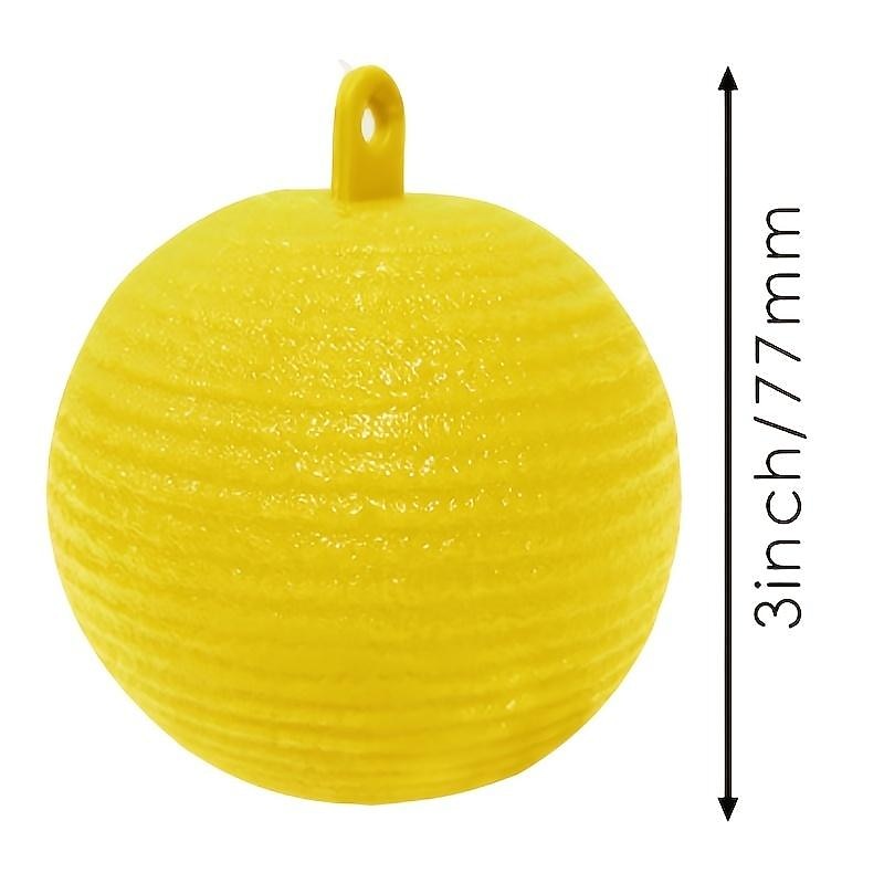 Sticky Traps Balls, Houseplant Sticky Bug Traps Capturing Fruit Flies, Mosquitoes Other Flying Insects, Cute Ball Design, Sticky Fruit Fly Traps For Indoor/Outdoor/Fields And Gardens4