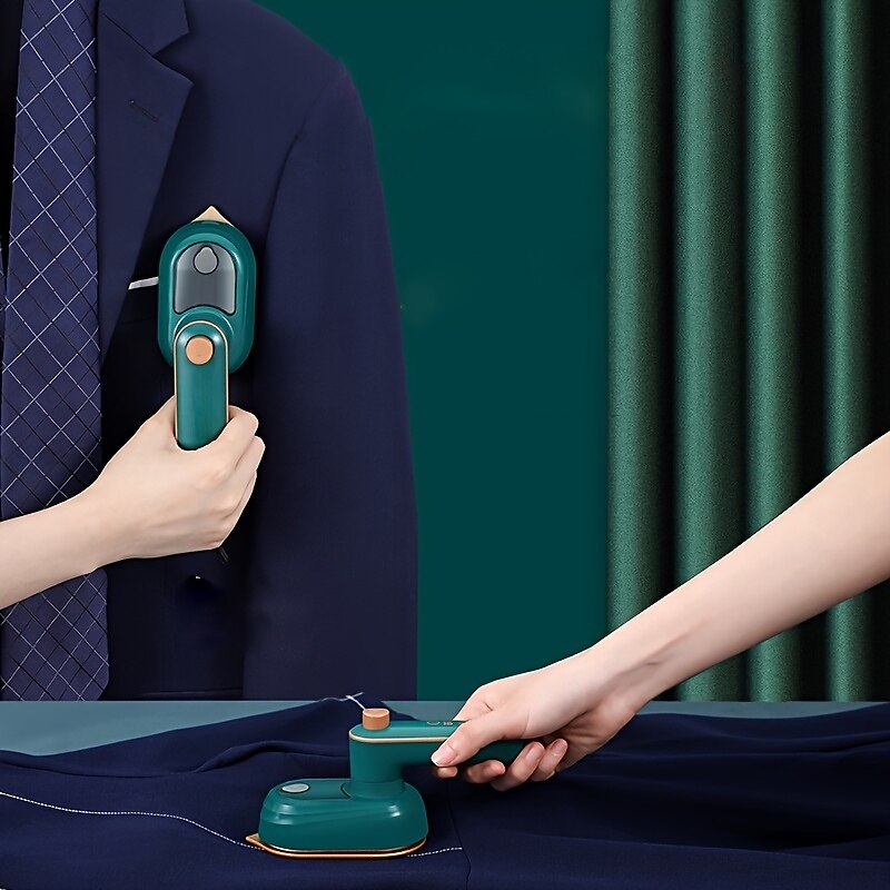 Mini Iron Portable Handheld Steam Iron - Non-Stick Ceramic Sole Plate Fast Heating 360 Ironer for Home Business Travel Sewing Quilting Heat Transfer Crafts 5