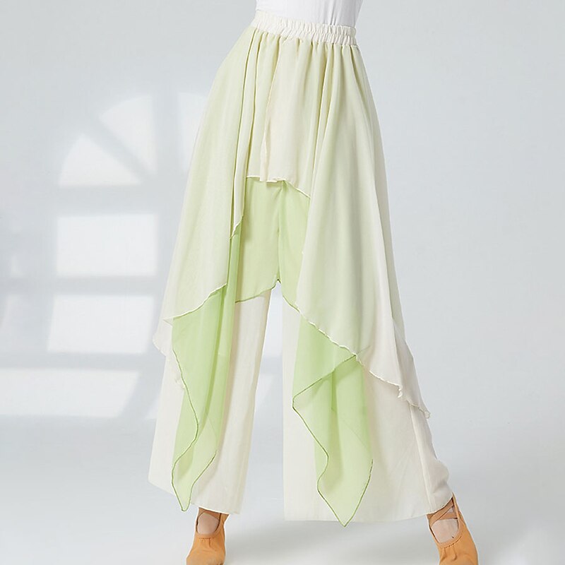 Activewear Pants Ruching Splicing Women's Performance Training High Polyester4