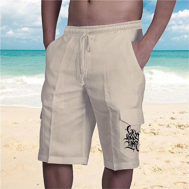 Men's Graphic Shorts Summer Shorts Baggy Shorts Mid Waist Streetwear Designer Casual Daily Holiday Drawstring Elastic Waist Print Designer Clothing Apparel2