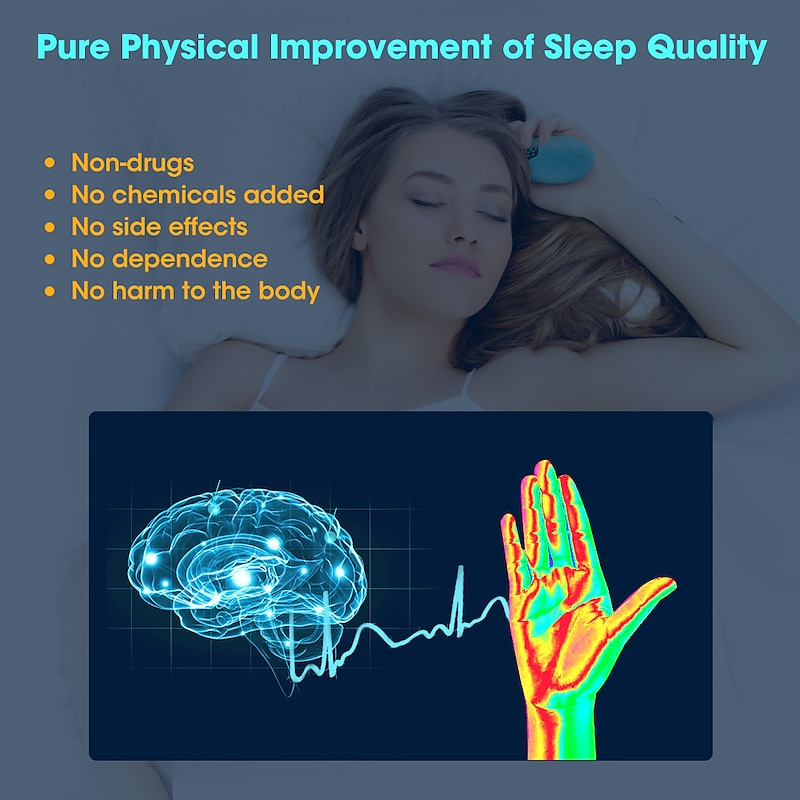 Handheld Sleep Aid Device Help Sleep Relieve Insomnia Instrument Pressure Relief Sleep Device Night Anxiety Therapy Relaxatio3