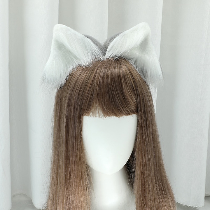Fox Clip Cat Ears Wolf Paws Cosplay Costume Halloween Fancy Party Costume Accessories3