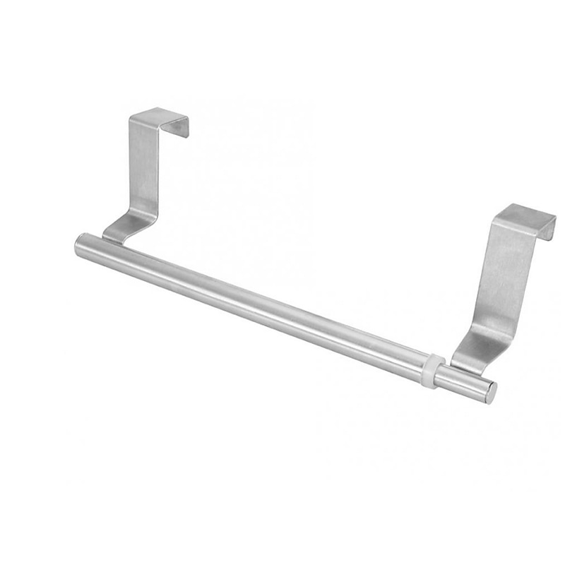 Towel Racks Over Kitchen Cabinet Door Towel Rack Bar Hanging Holder Bathroom Shelf Rack Home Organizer Long Wall Hook2